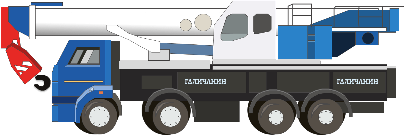 Аренда автокрана Галичанин КС-65713-1 в Майкопе